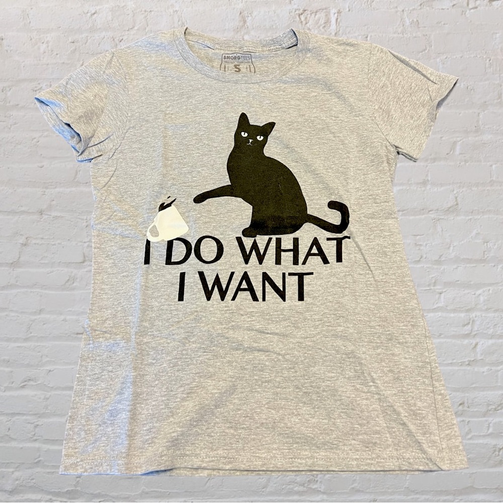 Snorgtees I Do What I Want Cat Tee